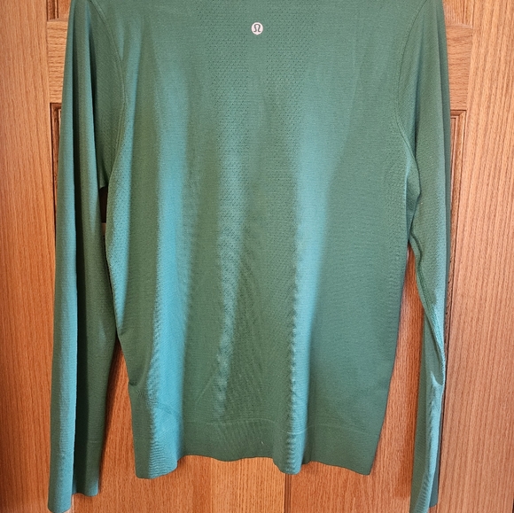 Lululemon Women’s Swiftly Relaxed Long-Sleeve Shirt Size 6 Cascadia Green CASG - Picture 4 of 4